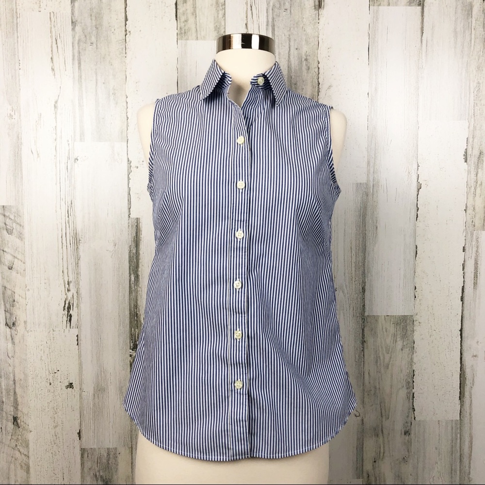 3/$15 BANANA REPUBLIC STRIPED BLOUSE